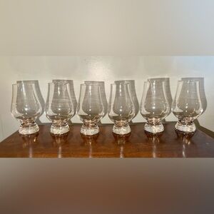 Set of 6 Glencairn Glass Crystal Whiskey Glasses